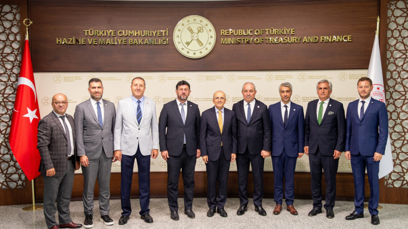 YTSO Heyetinden Hazine ve Maliye Bakanı Mehmet Şimşek’e Ziyaret