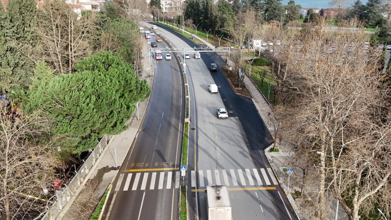 Yalova'nın Girişinde Trafiği Rahatlatan Çalışma Tamamlandı