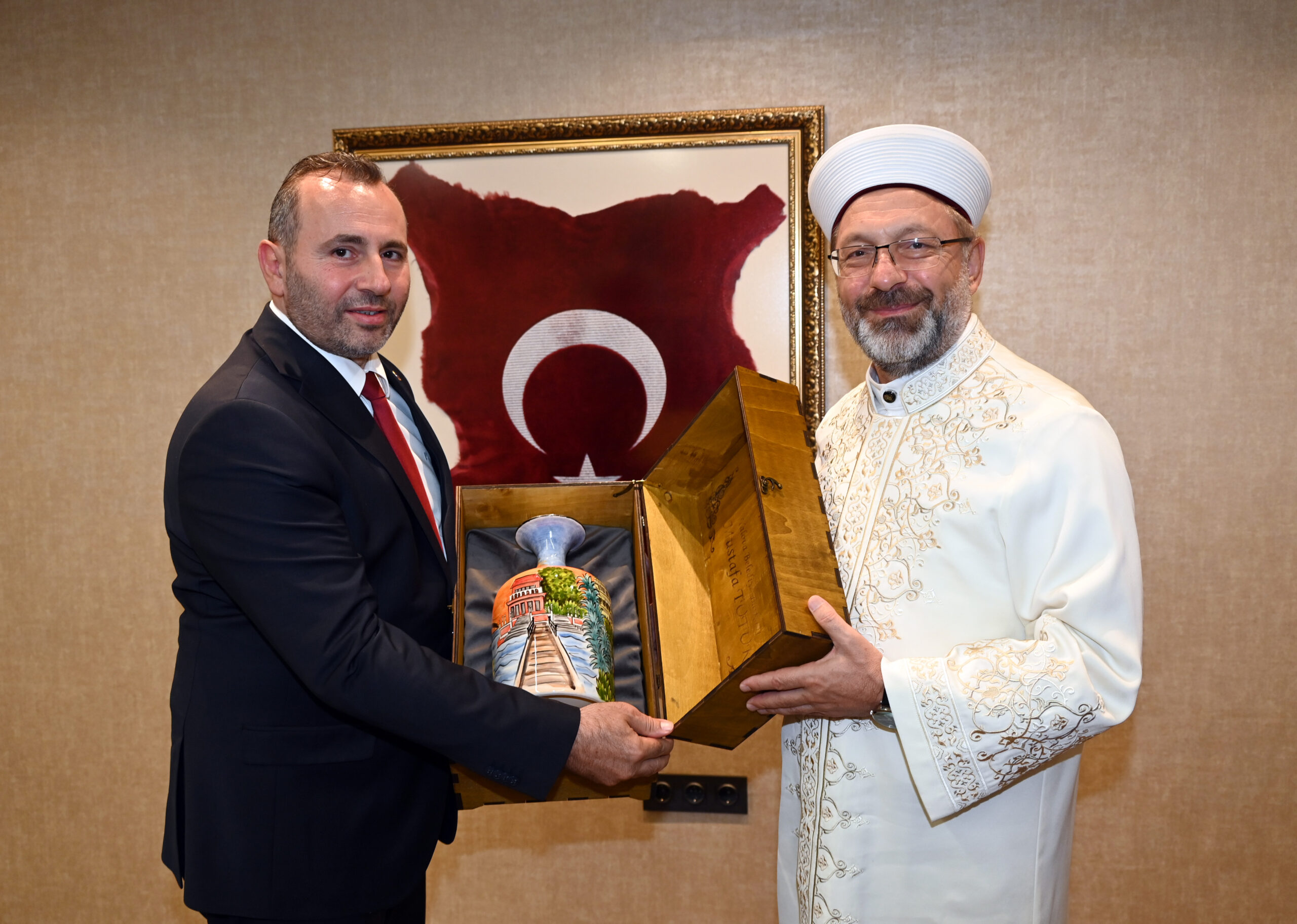 Diyanet İşleri Başkanı Prof. Dr. Ali Erbaş’tan Başkan Tutuk’a Ziyaret